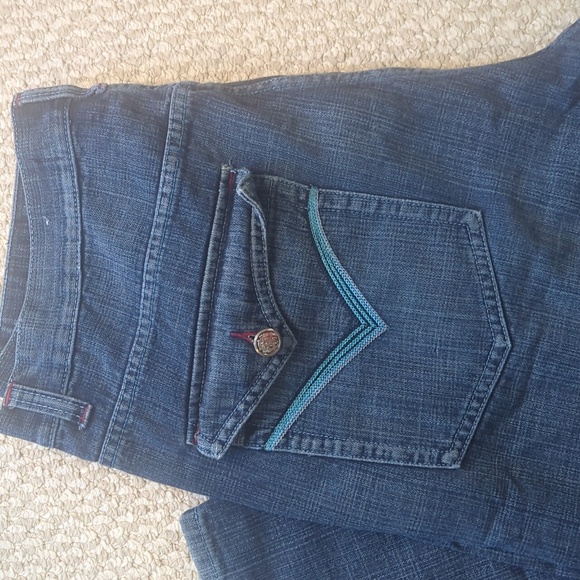 Basic Code 38 34 jeans blue jeans casual worn distressed men's jeans - Picture 2 of 14